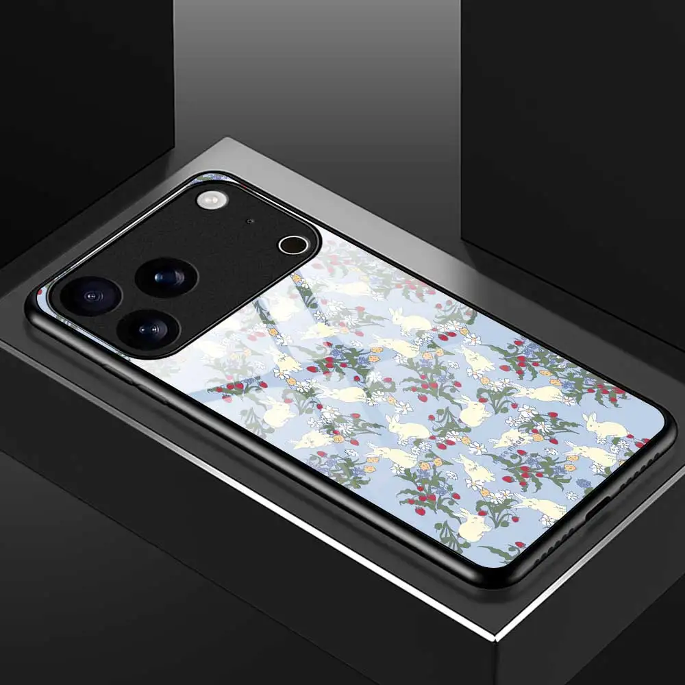 حافظة لهاتف آيفون 17 برو ماكس 17 اير 16 15 14 برو ماكس بلس 13 12 11 برو ماكس 16e XS ماكس XR X 7 غطاء زجاجي