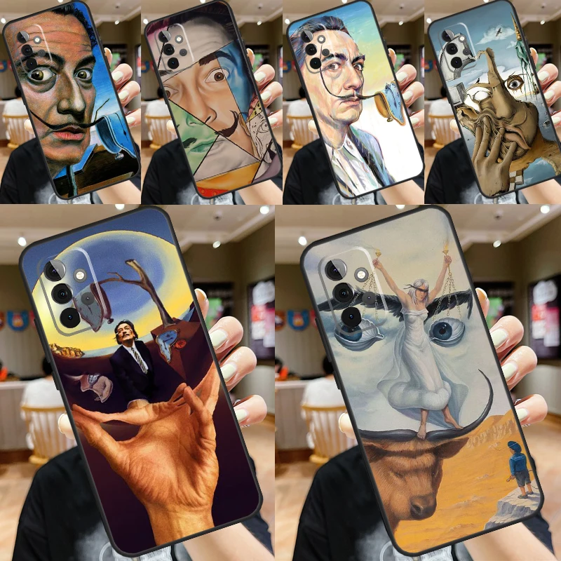 Salvador Dali Art For Samsung Galaxy A53 A33 A13 A23 A15 A25 A35 A55 A51 A71 A12 A32 A52 A14 A34 A54 Case