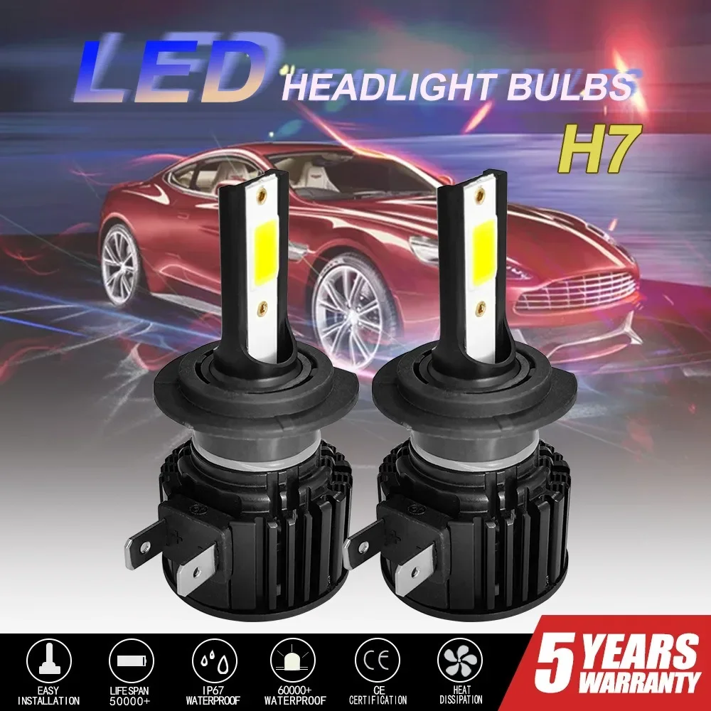 

Get Clearer Vision with 6000K LED Headlight Bulbs - 5 Year Warranty, 12V 36W, 9005 HB3 9006 HB4 H7 H8 H9 H11