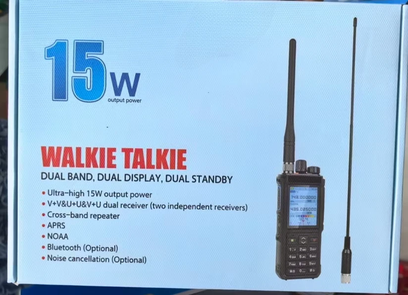 

TYT UVL-15W Walkie Talkie 15W POWER Rugged Long Range Walkie Talkie Tactical Dual Band Phone AR-152