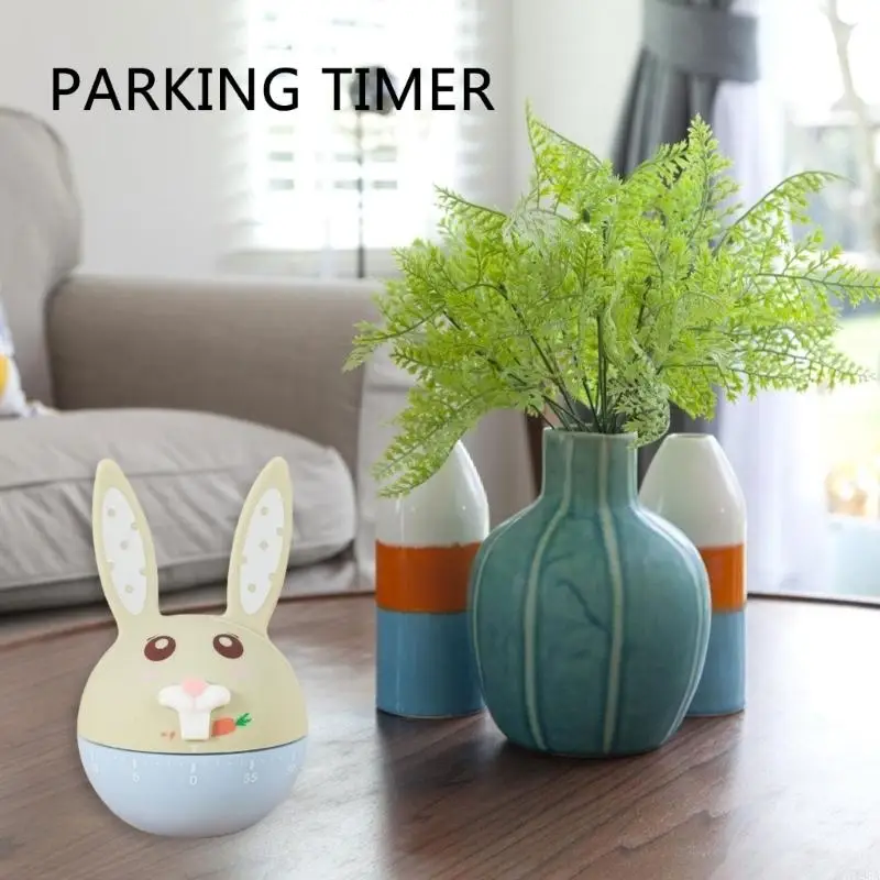 Cartoon Timer Mechanical Kitchens Cooking Timer Time Management Manual Timer for Baking Classroom Teachers Adults Kids 