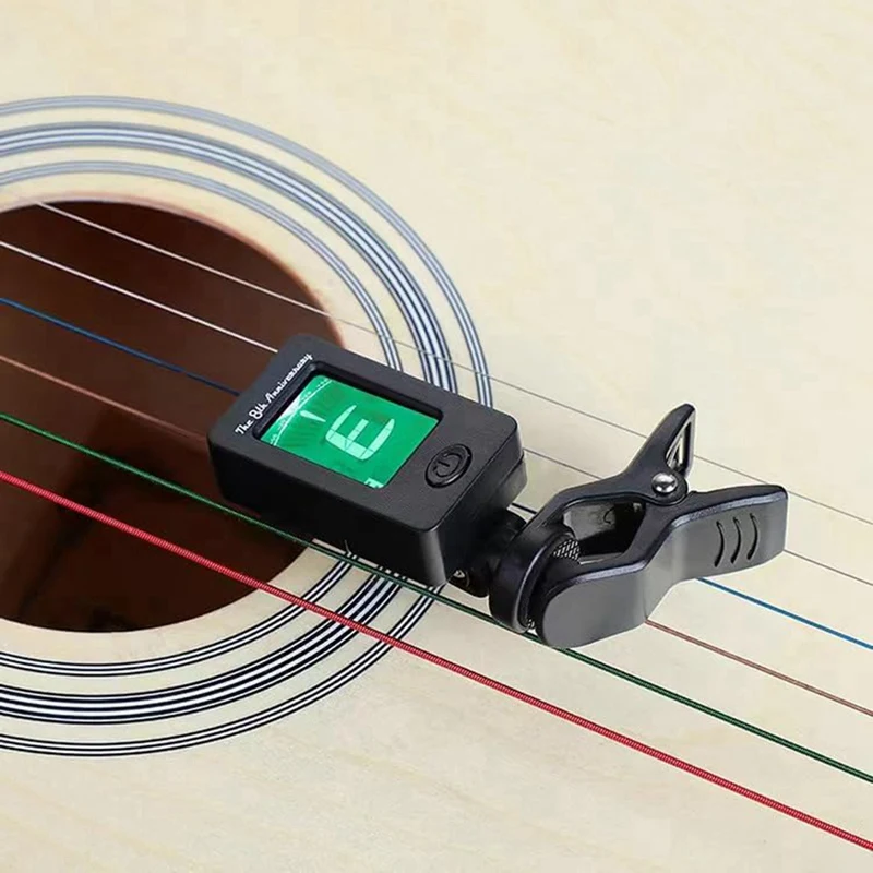 8 PCS Guitar Tuner Clip On Tuner For Ukulele, Guitar, Bass, Mandolin To Improve Tuning Stability