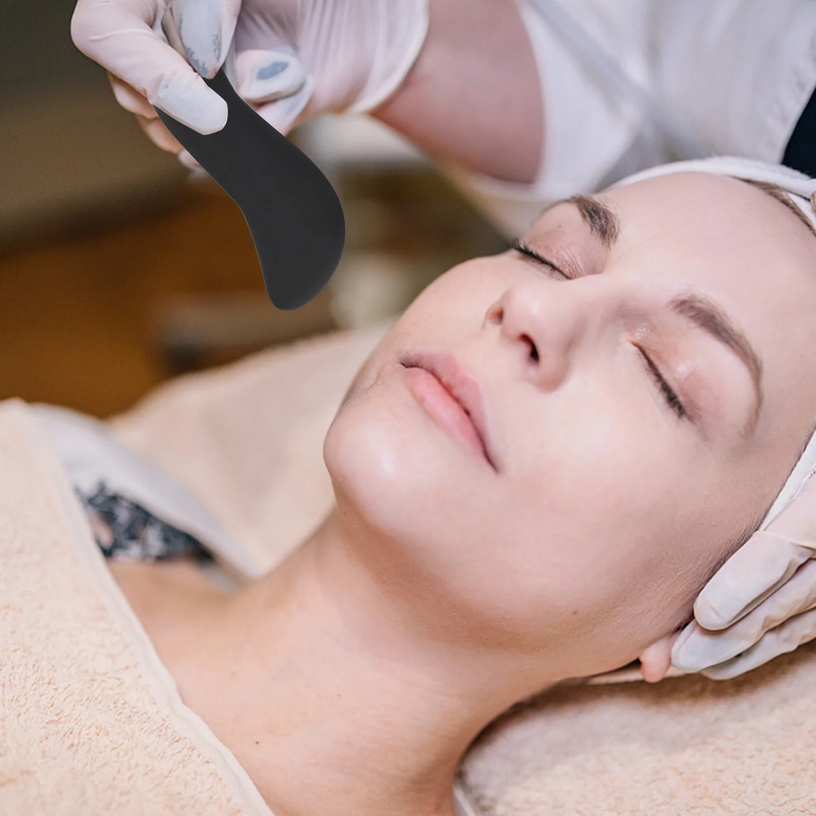 4 個の刮痧マッサージボードフェイシャルネックボディスクレイピングツールスキンケア吸収フェイシャルビューティー刮痧用