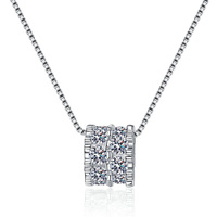 XL106 Lefei Fashion Luxury Classic Fine Moissanite Design Waist Necklaces For Charm Women 925 Sterling Silver Party Jewelry Gift