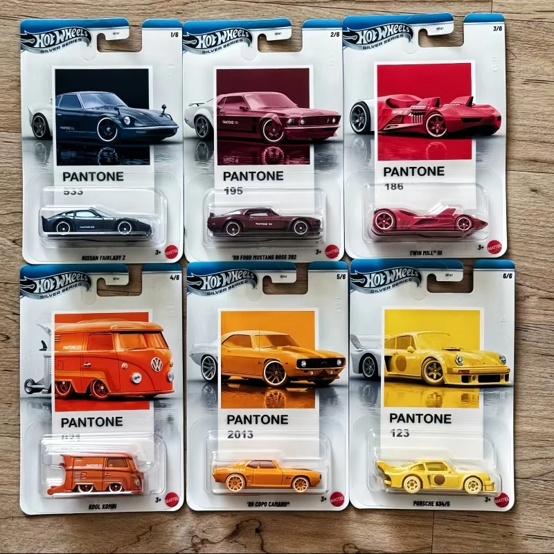 Hot Wheels – jouets de Collection originaux JKY47 Pantone série moulé sous pression, modèle Volkswagen Nissan Twin mill, voitures Surprise, en Stock