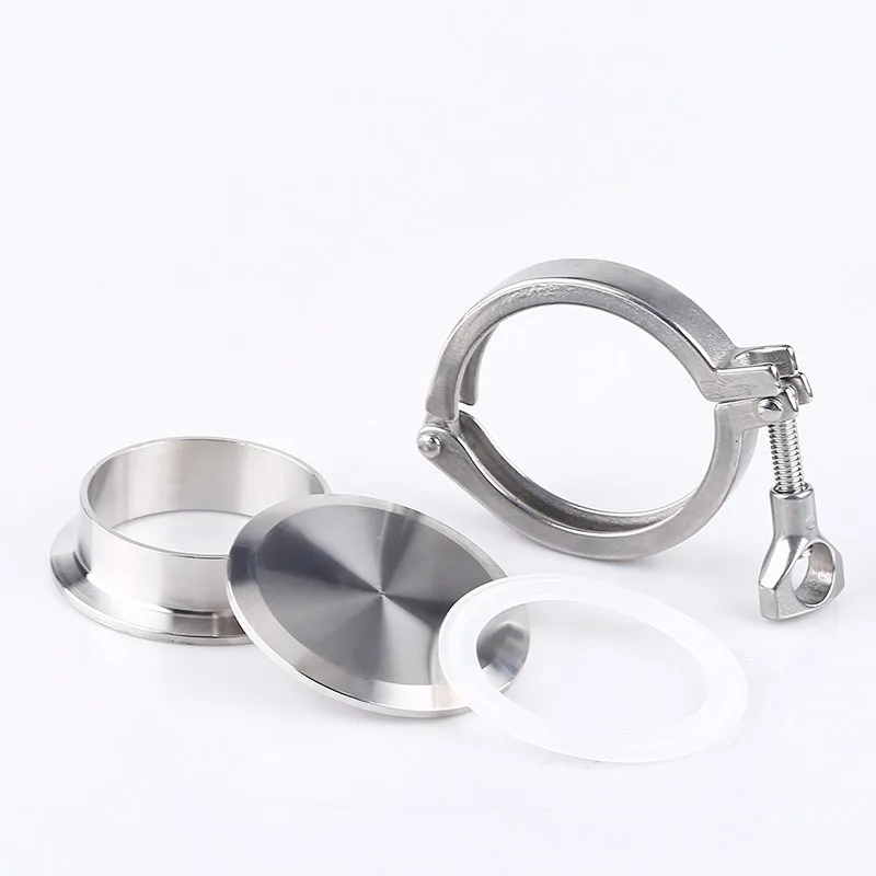 Suitable for 304 Stainless Steel Joint Quick Opening Blind Plate Quick Installation Clamp Set