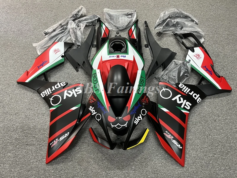 4Gifts New ABS Motor Fairings Kit Fit for Aprilia RS4 50 125 2012 2013 2014 2015 2016 12 13 14 15 16 17 Bodywork Set Red Matte