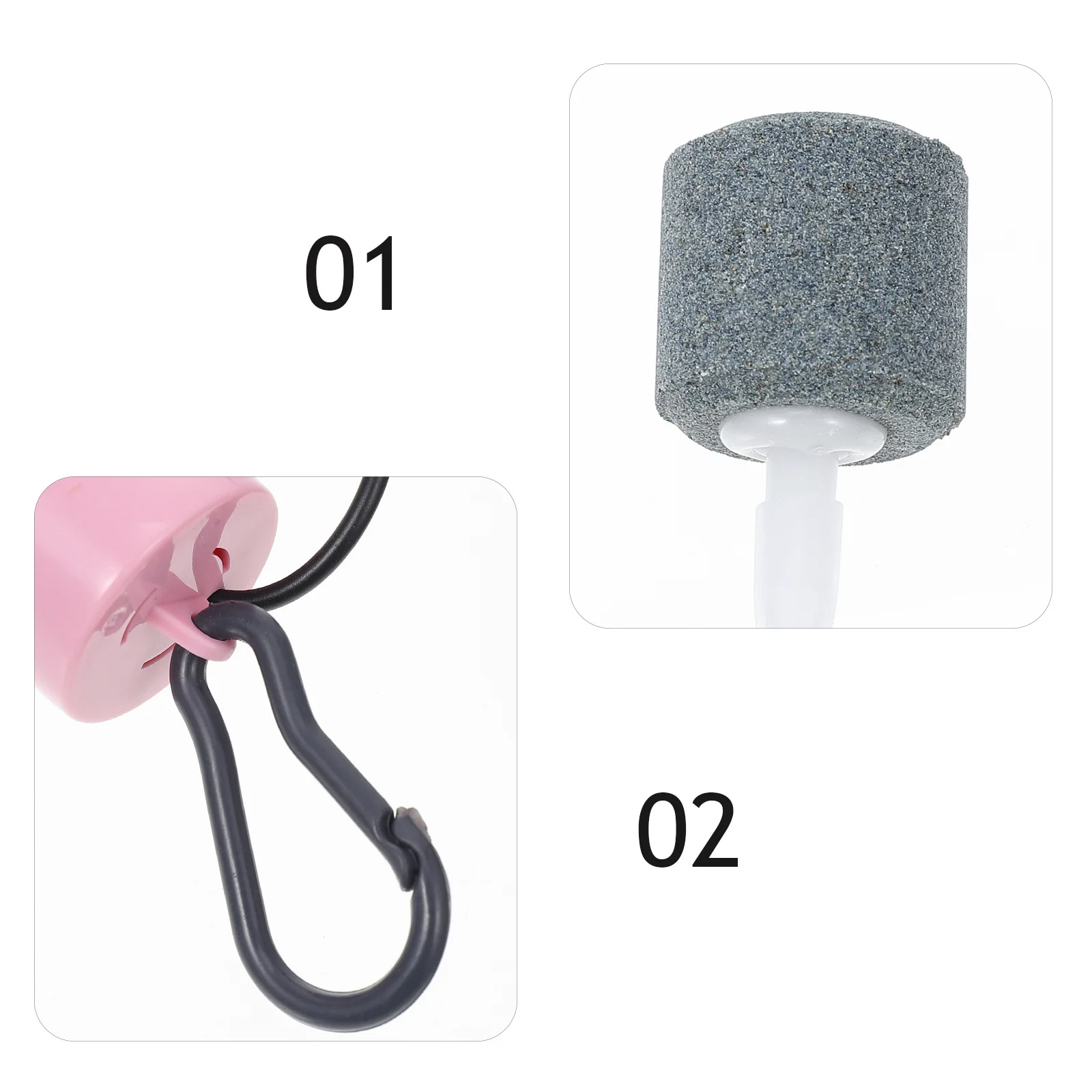 1 Set Usb Rechargeable Aquarium Air Pump For Small Aerator Oxygenation Tool Home Fish Tank Aerator Plastic Air Pump Fish Tank