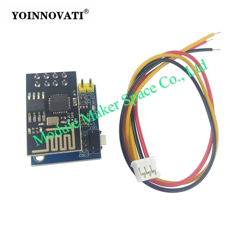 ESP8266 ESP-01 ESP-01S RGB LED Controller Module for Arduino IDE WS2812 WS2812B 16 Bits Light Ring Smart Electronic DIY