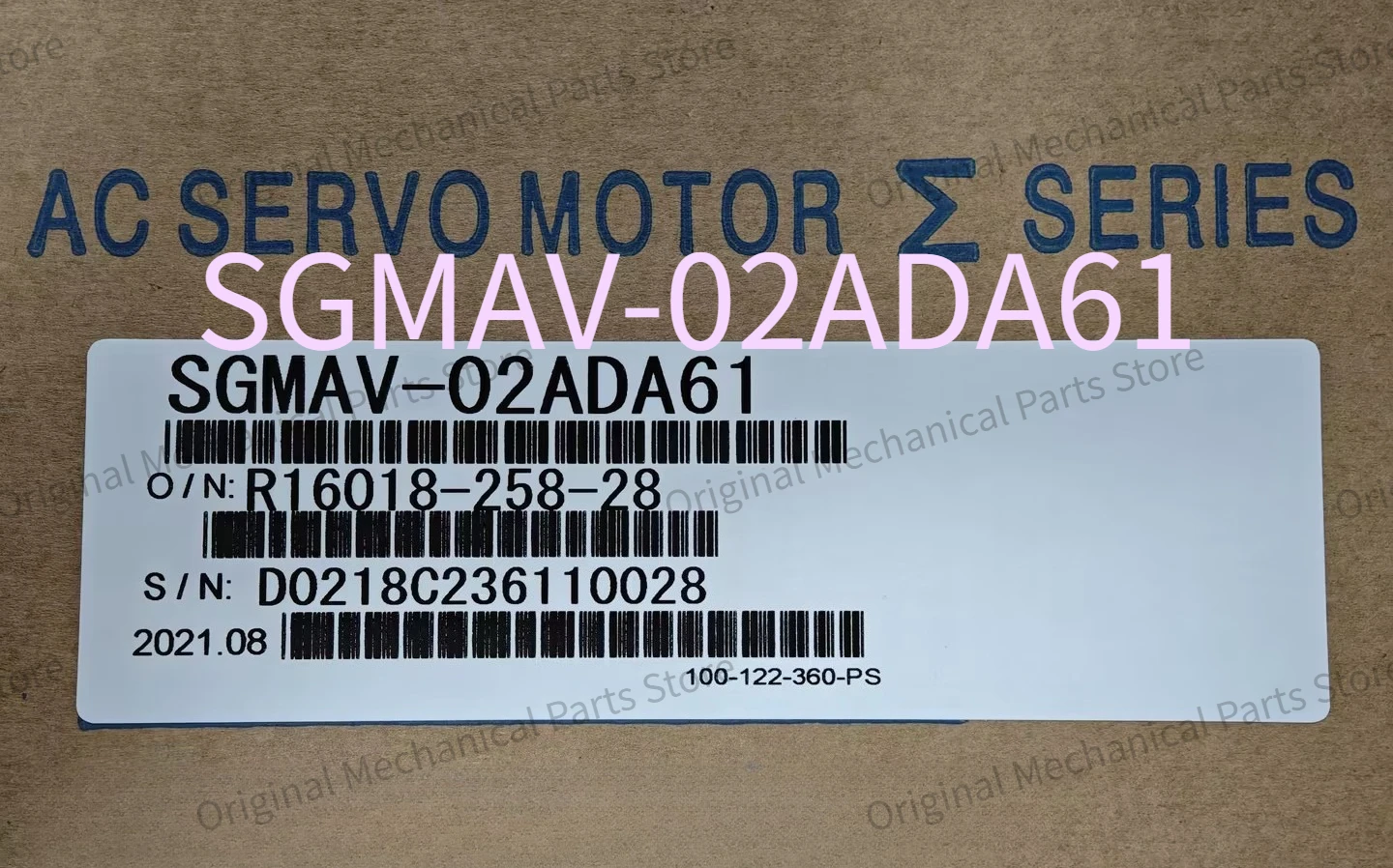 Brand New Original  SGMAV-02ADA61 Servo Motor Fast Delivery
