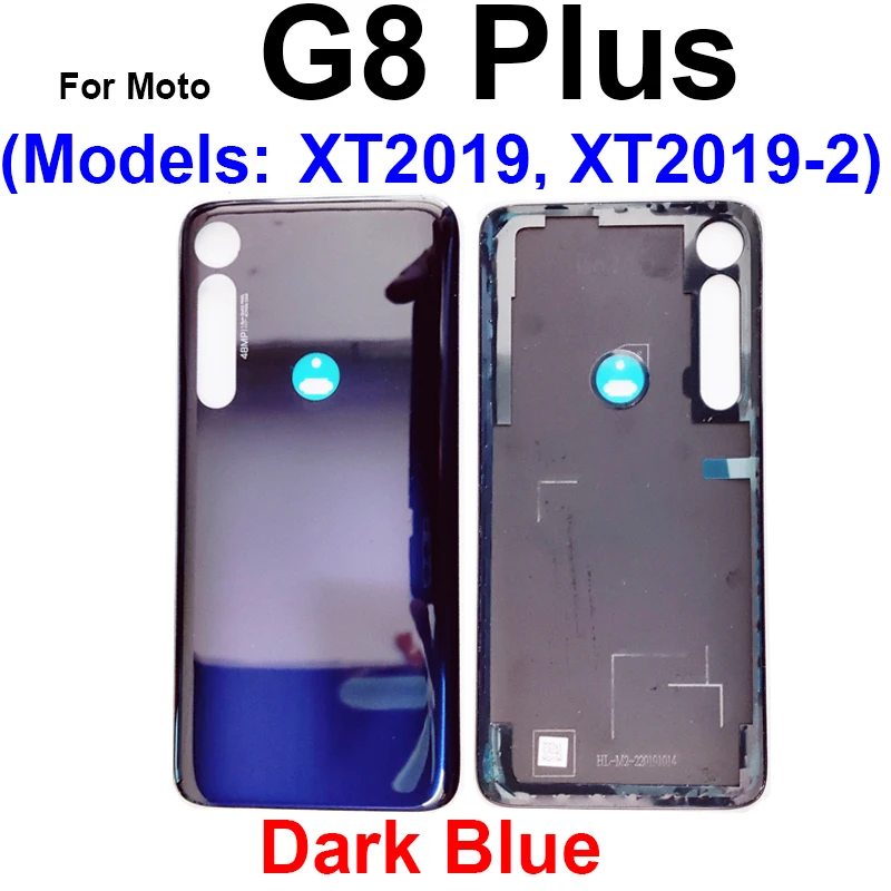 Rear Battery Door Housing Back Cover For Motorola Moto G8 G8 Play G8 Plus G8 Power Lite Back Battery Rear Case Housing Parts