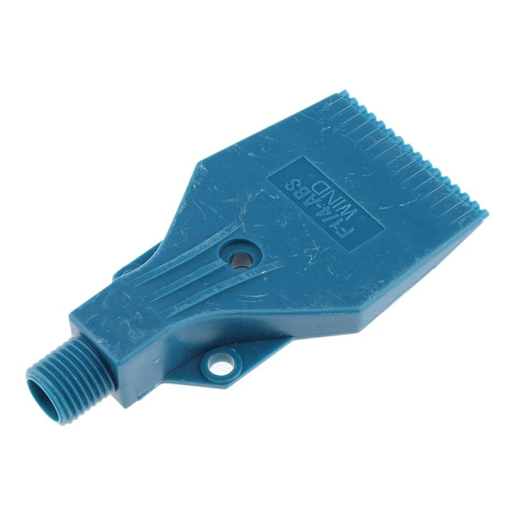 AS60-2 Pcs Air Blowing Nozzle 1/4 Inch Male Thread Fan Nozzle Wind Jet Spray Nozzle 3 Hole Flat And Round Shape Nozzle