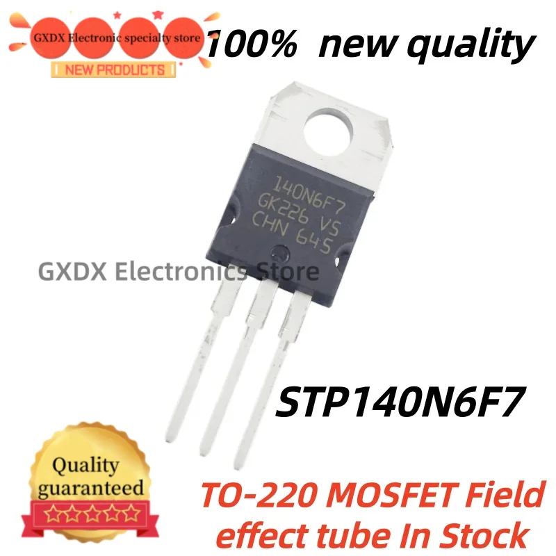 10-20-30unidades/lote 100% Nuevo Quality TO220 STP140N6F7 P140N6F7 140N6F7 TO-220 MOSFET Field effect tube In Stock