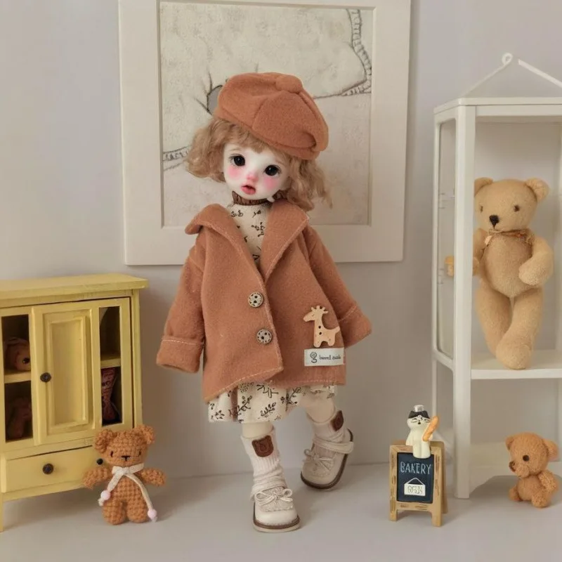 Autumn Winter 1/6 BJD Doll Clothes Only Clothing Cute 30CM Doll Outfit Set for Potato Dolls