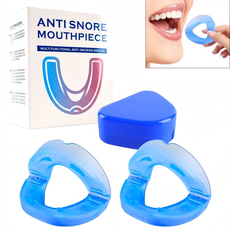 

2 шт./кор., верхняя и нижняя двухслойная защита для рта против храпа, уменьшающая зубы, молярные стоматологические подносы, брекеты для сна, легкое дыхание