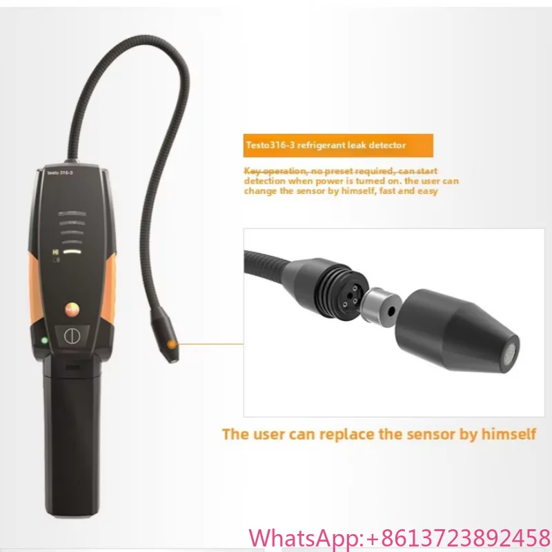 

Refrigerant leak detector Product testo 316-3 - no. 0563 3163 Screen Refrigerant Leak Detector Air Conditioning Freon Gas Lea