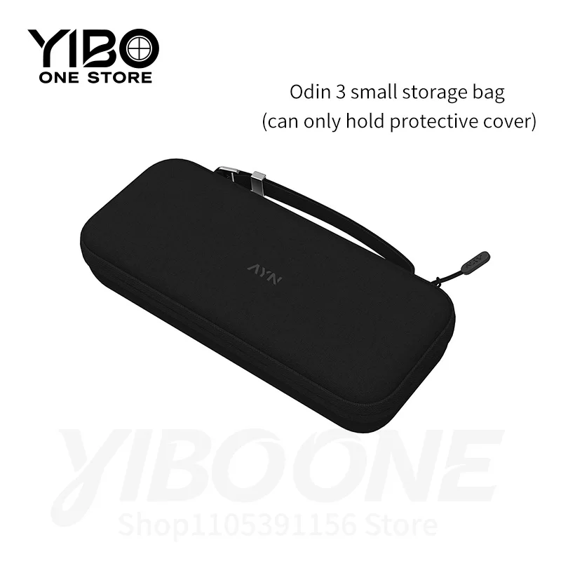 Handheld Storage Bag with Zipper  Lightweight Waterproof Canvas Case for Odin 2 Portal & Phone, Silicone Shell Protective Holder