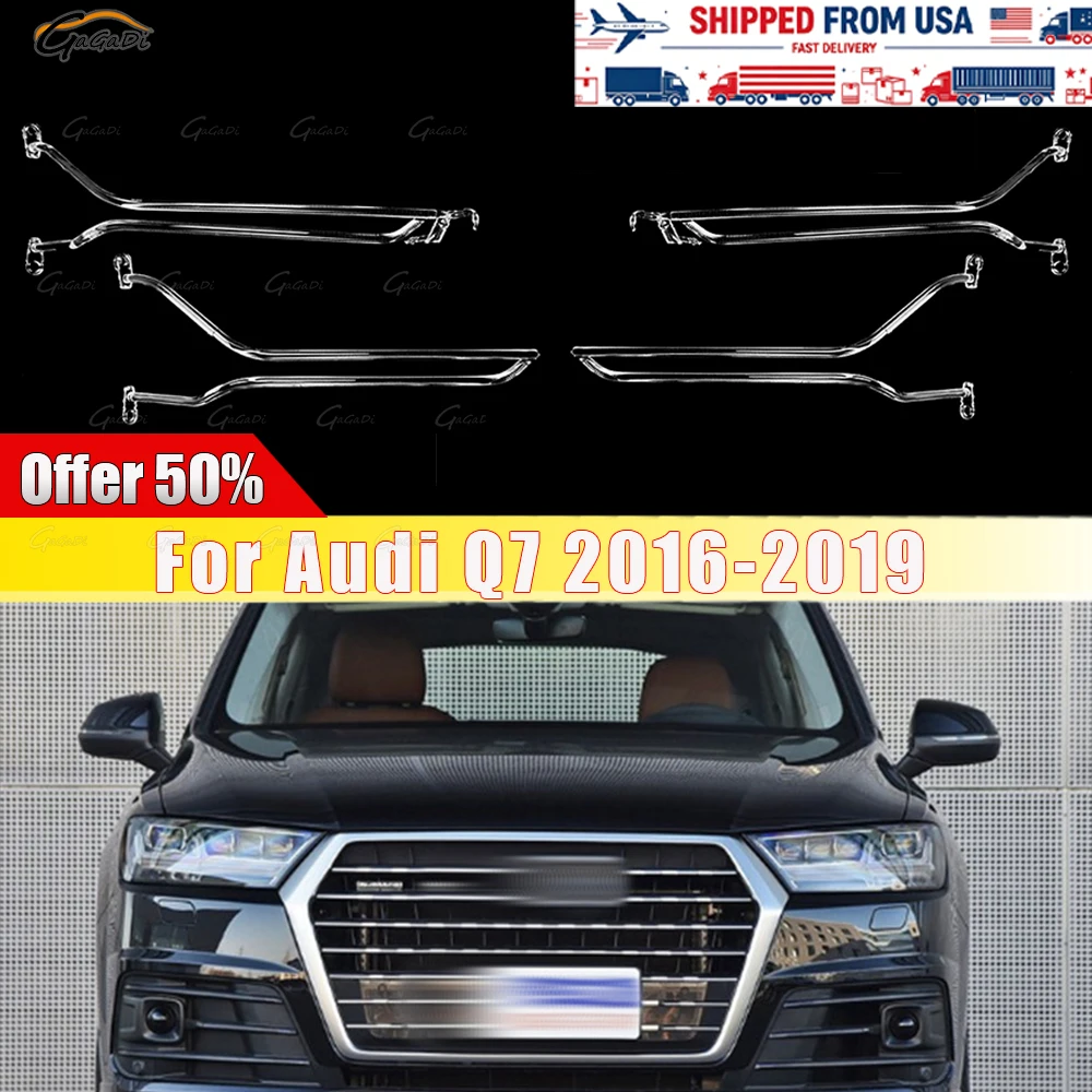 For Audi Q7 2016 2017 2018 2019 car daytime running light guide strip daytime running light tube