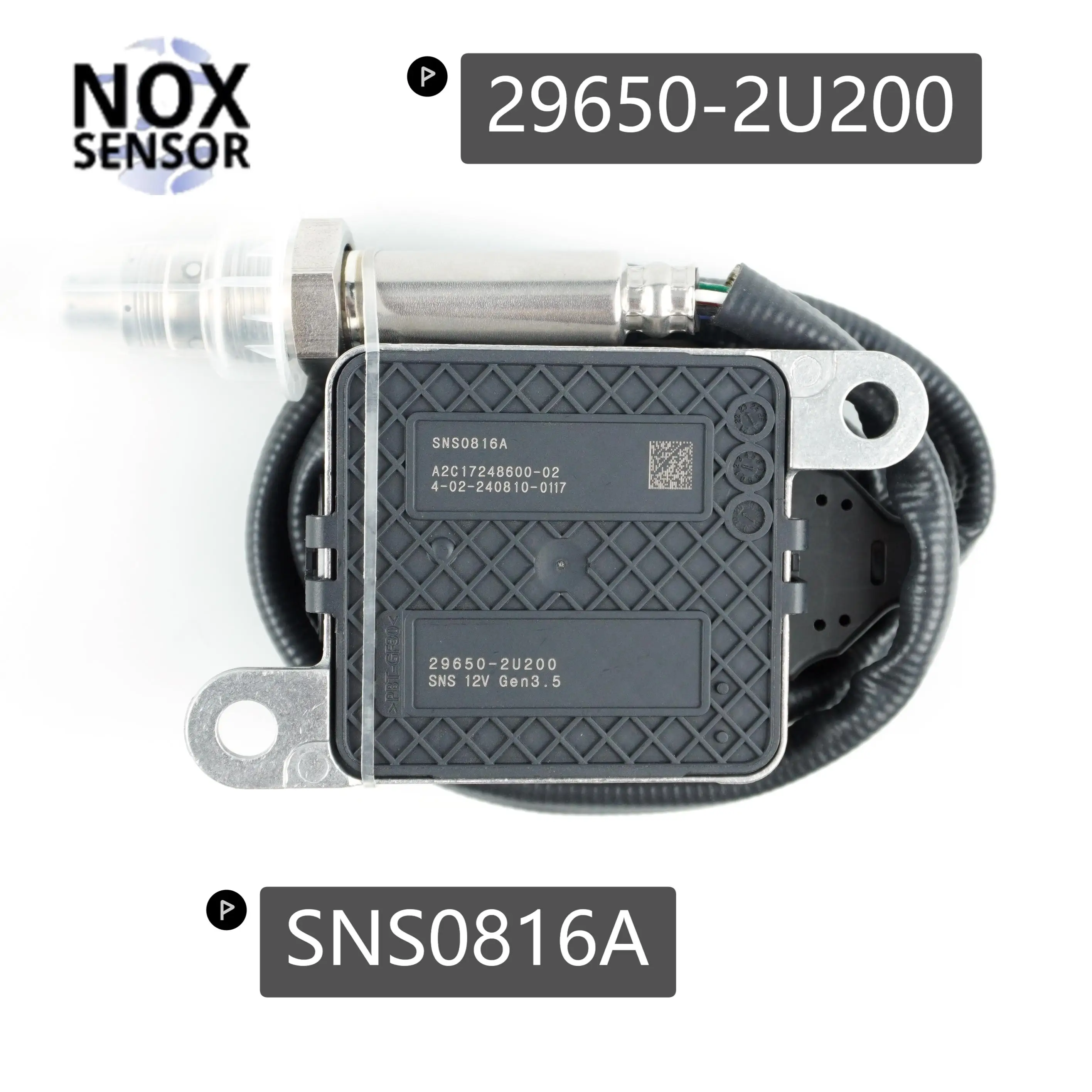 

29650-2U200 SNS0816A Датчик лямбда NOX для зонда NGK 296502 U200 29640-2FRD0 для K-ia Sportage H-yundai Высококачественный чип