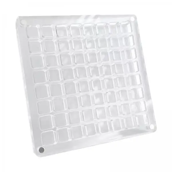 

Прозрачный акриловый органайзер для хранения страз и аксессуаров для нейл-арта, компактный, разборный, с подставкой для демонстрации