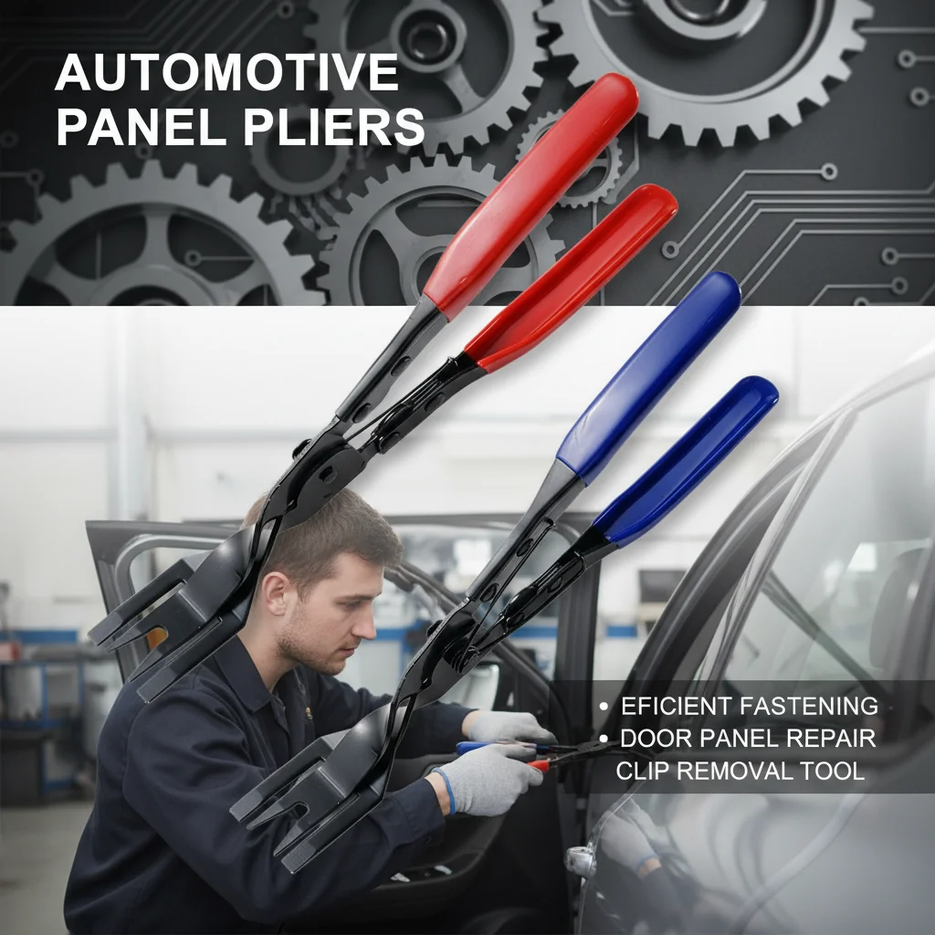 

Car Headlight Repair Installation Tool - Trim Clip Removal Pliers Van Door Panel Fascia Dash Upholstery Remover for Vehicle Inte