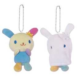 Halloween Usahana Plush Keychain Luminou Cover Rabbit Bunny Kawaii Cute Bag Keychains Key Chain Women Small Gift Girls Toys