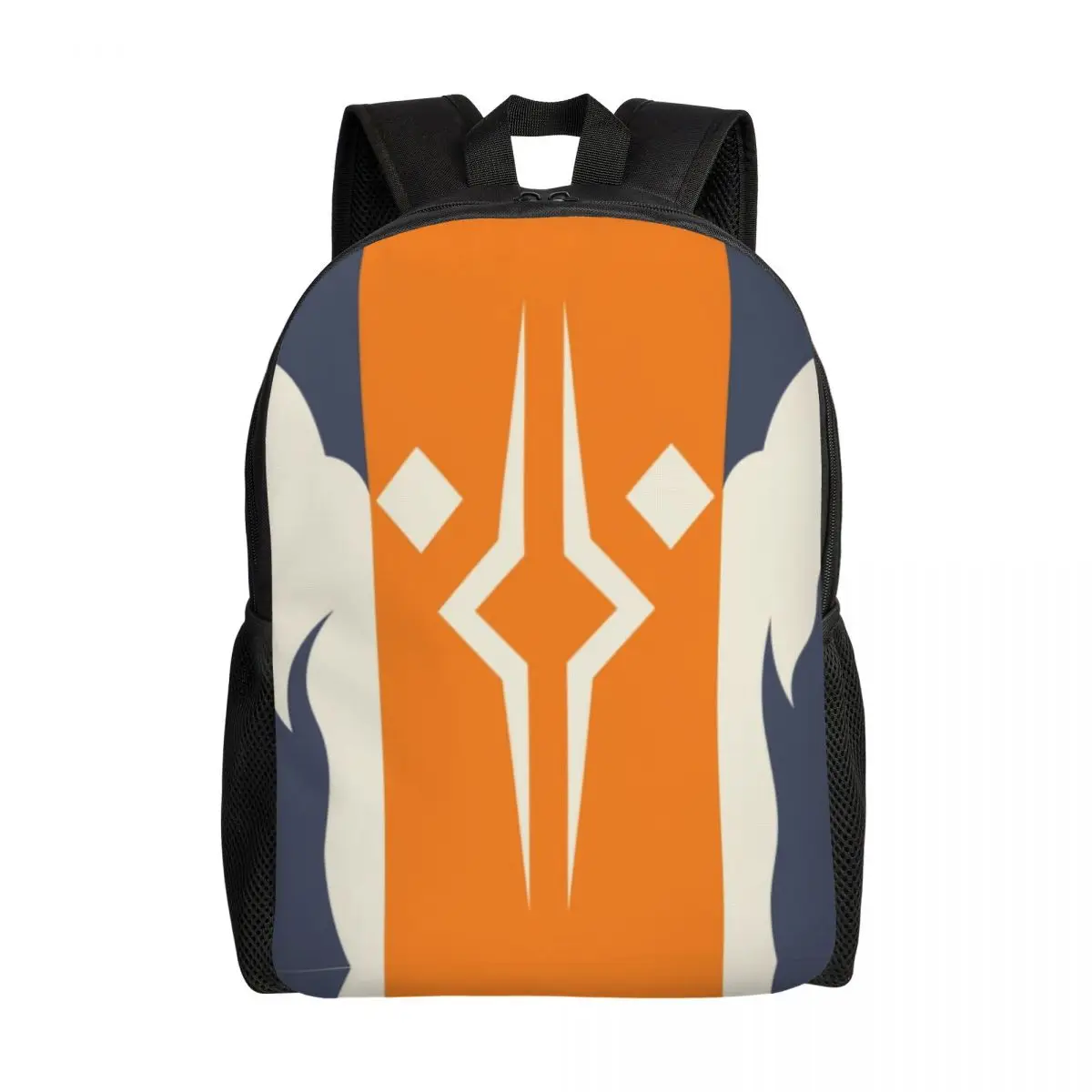 Customized Fulcrum Ahsoka Tano Backpack Women Men Basic Bookbag for School College Sci Fi Wars TV show Bags