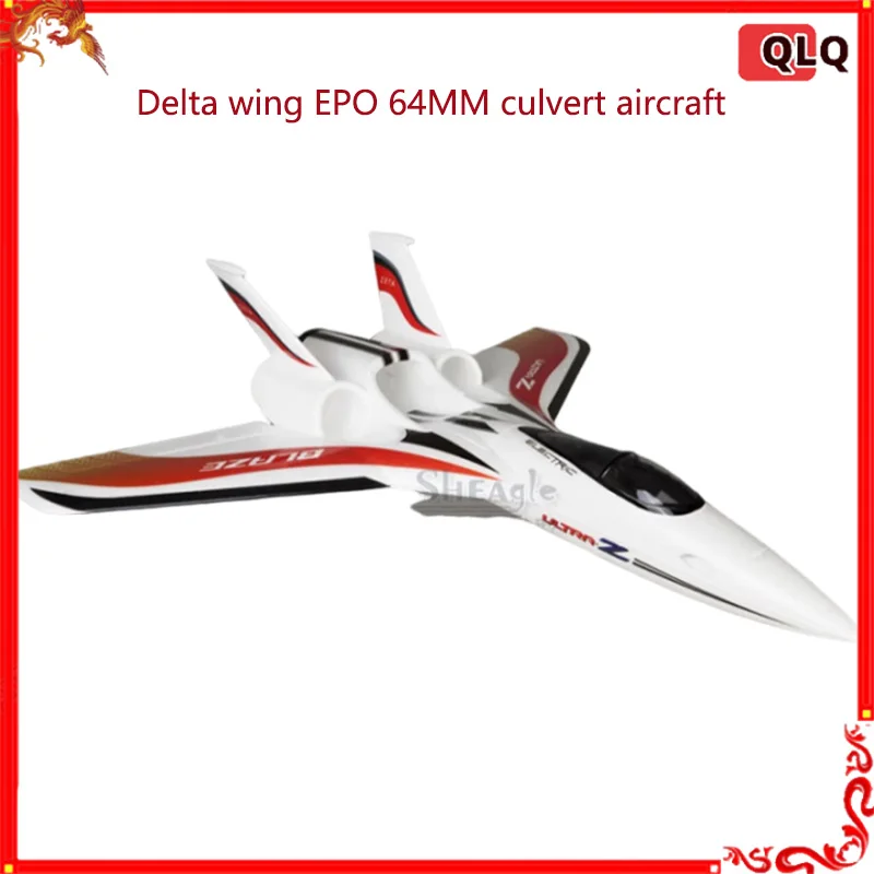 Rc Plane Ultra Z Delta Wing Remote-controlled Fighter Jet Epo 64mm Ductal Aircraft Rear Thruster Aircraft Model Toy Gift