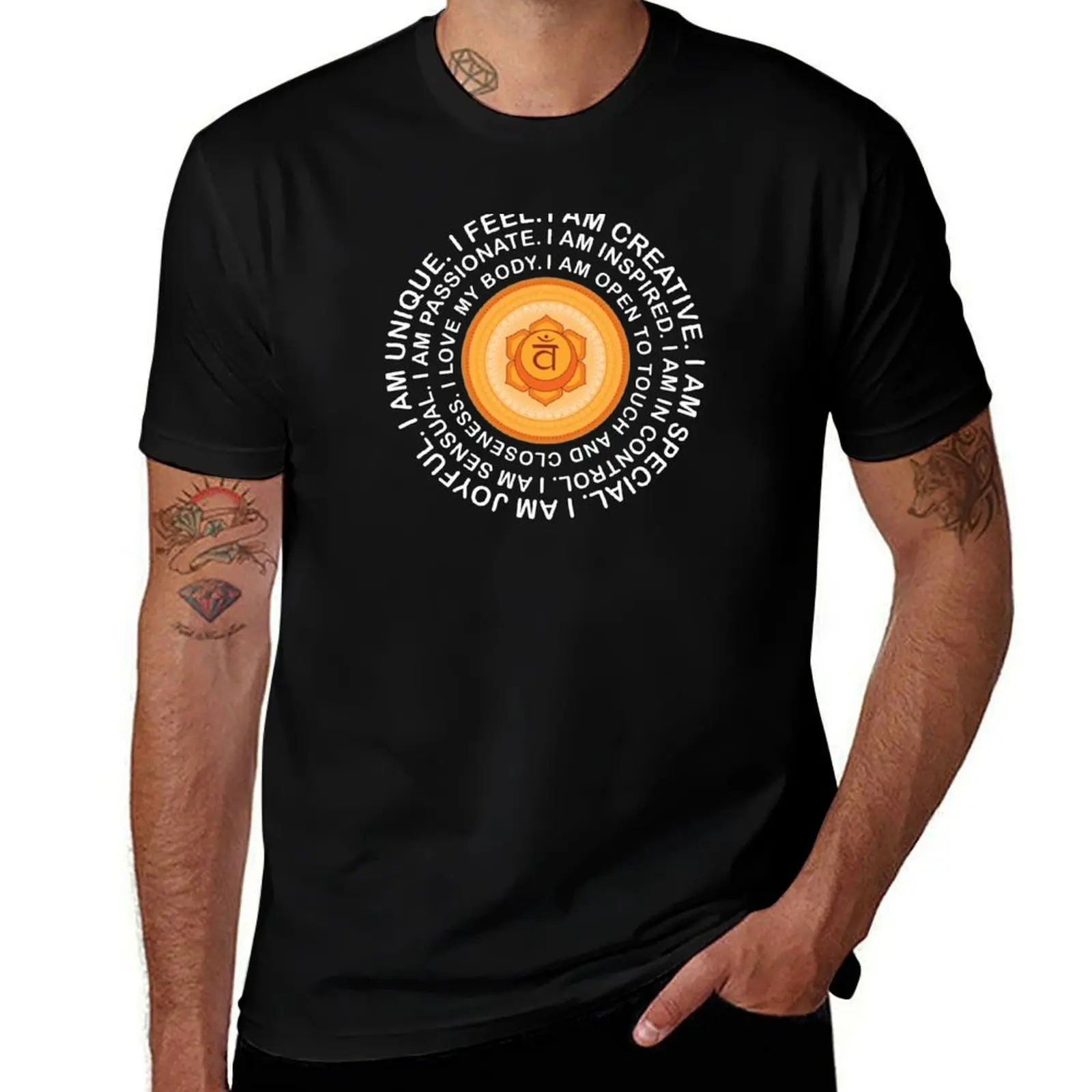 

Yoga Yogi Love Birthday Svadhishthana Sacral Chakra T-Shirt custom t-shirts anime tshirt slim fit t shirts for men