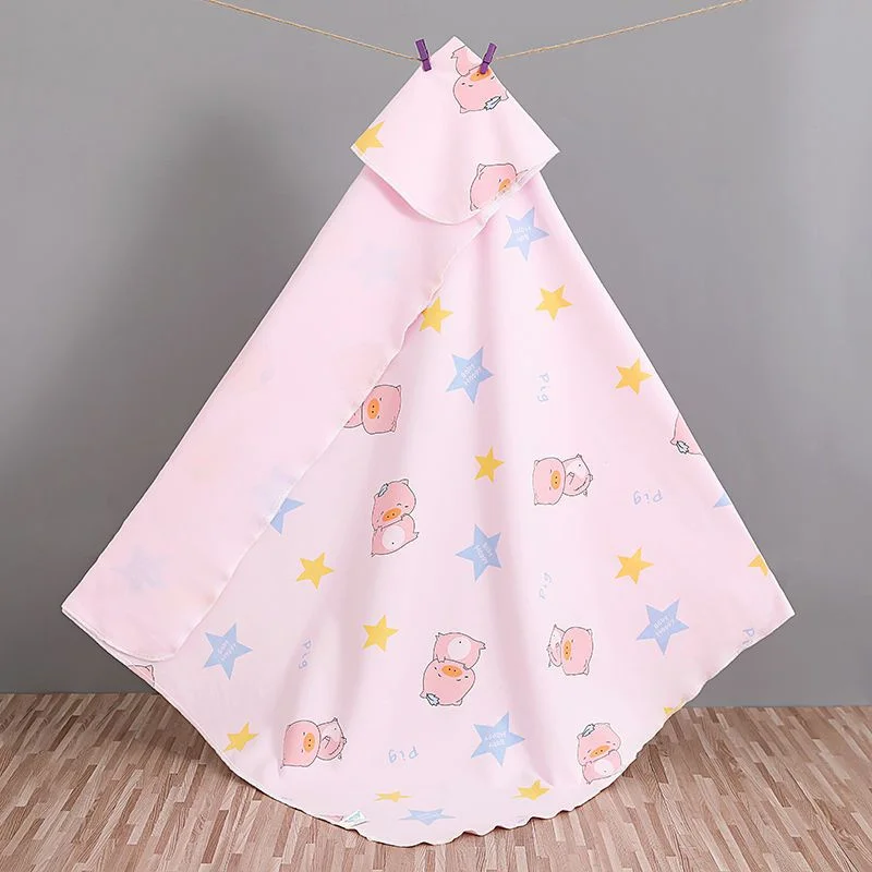 

Одеяло из чистого хлопка для новорожденных, детское банное полотенце, дорожка для новорожденных, супер мягкое летнее прохладное одеяло 80-100 см