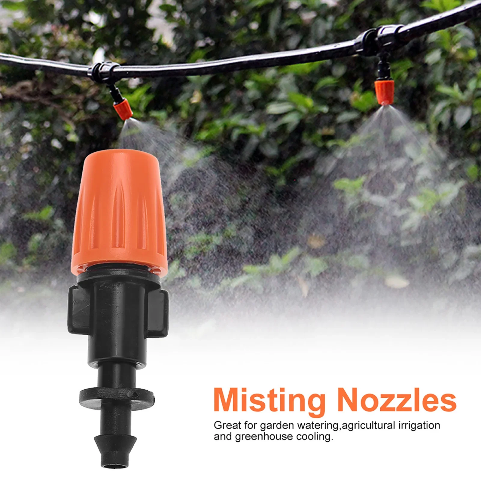 50pcs/set Adjustable Garden Drip Irrigation Misting Nozzles Micro Flowing Sprinkler Head Atomizer