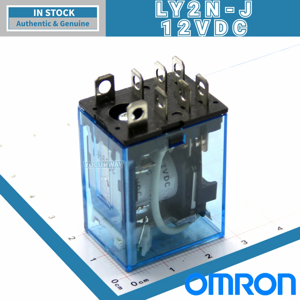 New Authentic Original OMRON General-purpose Relay LY2N-J LY4N-J 12VDC 24VDC 110VDC 110VAC 220V 24VAC DC48V 8PIN 14PIN