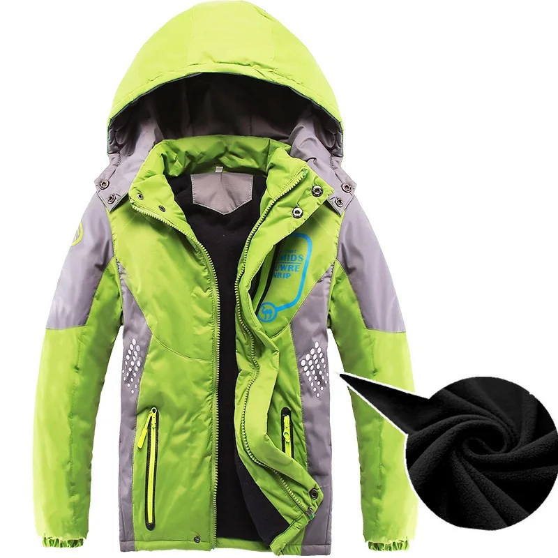 

Brand Waterproof Warm Child Coat Baby Boys Girls Jackets Sporty Kids Outfits Double-deck Children Outerwear For 3-12 Years Kids