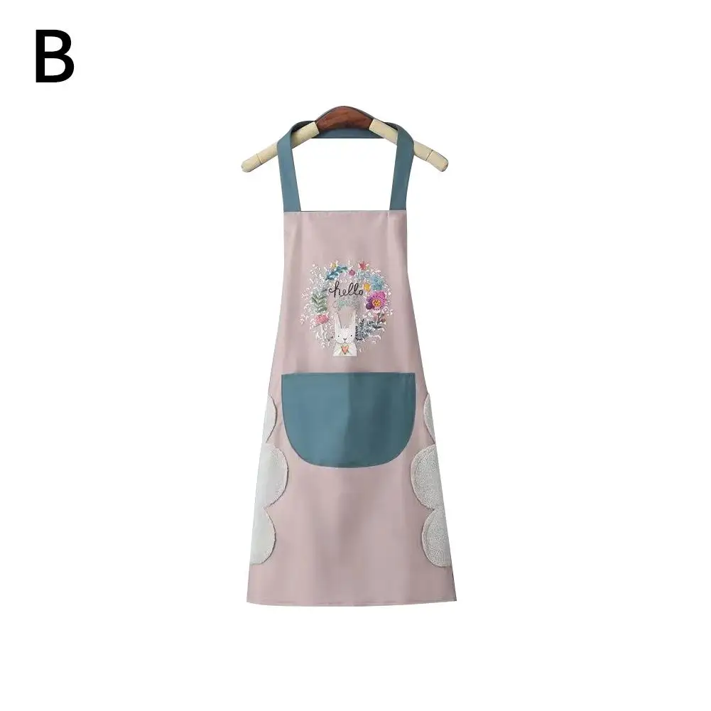 Garland Rabbit Apron Sleeveless Convenient Waterproof Wiper Anti-grease High-looking Household Apron Kitchen Hand N0Y9