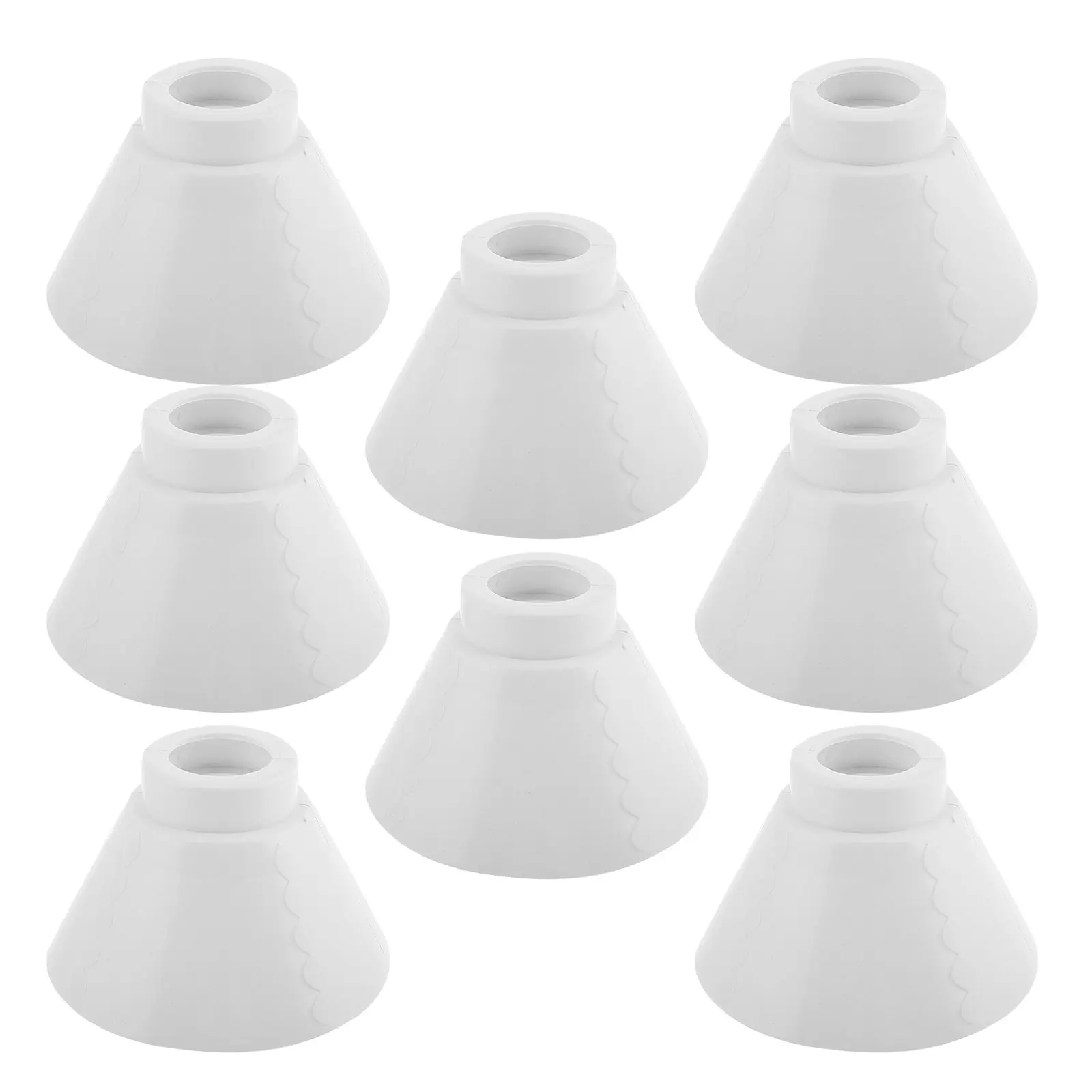 

Набор из 8 белых современных плафонов для детской комнаты, подвесных светильников, декоративных колпаков для ламп с цоколем E27, сменные держатели для ламп