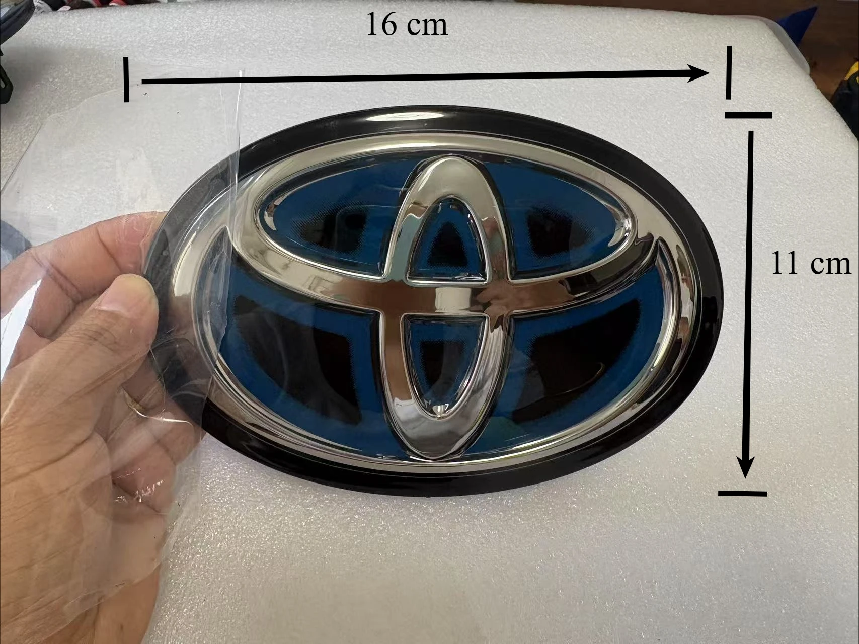 رادار شارة مصبغة أصلية لسيارة تويوتا كورولا Rav4 أفالون C-hr شعار أمامي 53141-42020 53141-47030 53141-0r020