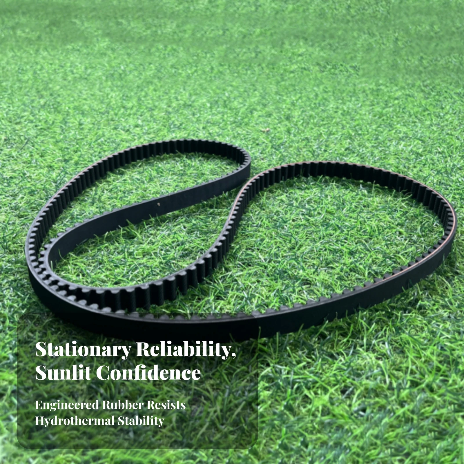 Toothed Belt 1480-8M Rubber Timing Belt for Water Bike Smooth Power Transfer Durable Drive Accessory