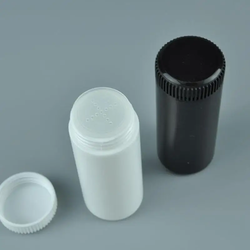 1 Pcs 60ml Talcum Powder Bottle Refillable Cosmetic Powder Dispenser Plastic Powder Container Empty Pots Bottles With Screw Cap