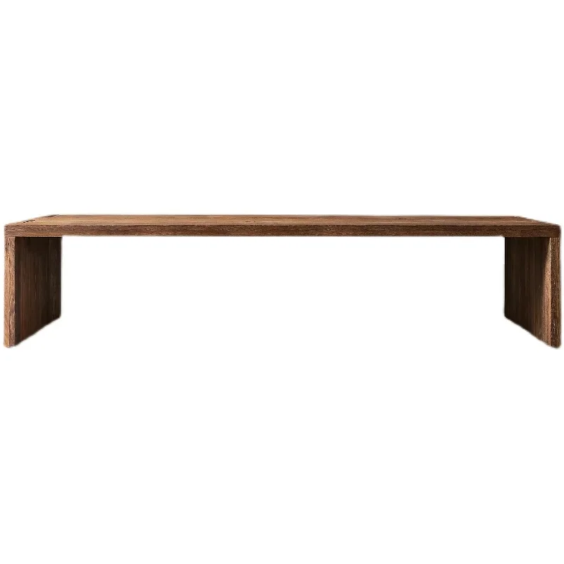American country retro solid wood furniture, oak modern rectangular coffee table coffee table