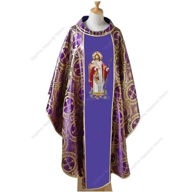 Abbigliamento casubile Gesù Cattolico Romano Chiese anglicane luterane Clero Robe Religioso Arcebispo Sacerdote liturgico Vestiti