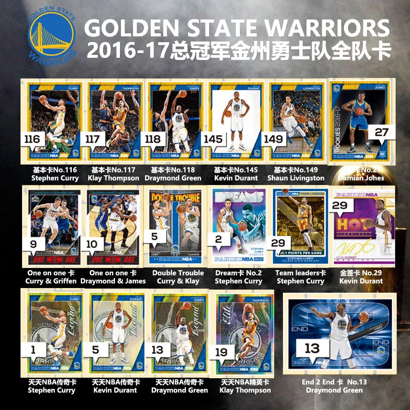Panini 2016-17 NBA Official Basketball Trading Cards All Teams Complete Collector Set with 1 Star Player Card Large Poster