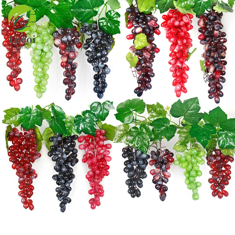 

Artificial Fruit Grape High Simulation EP Material Low Price Sale Berry Decor Diy Home Decoration Accessories New Factory