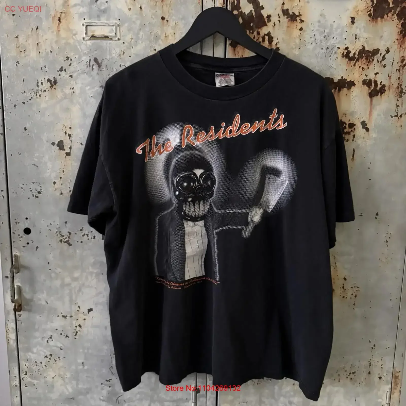Vintage 1997 The Residents Halloween Fillmore San Francisco T Shirt XL long or short sleeves vintage Washed Soft Casual
