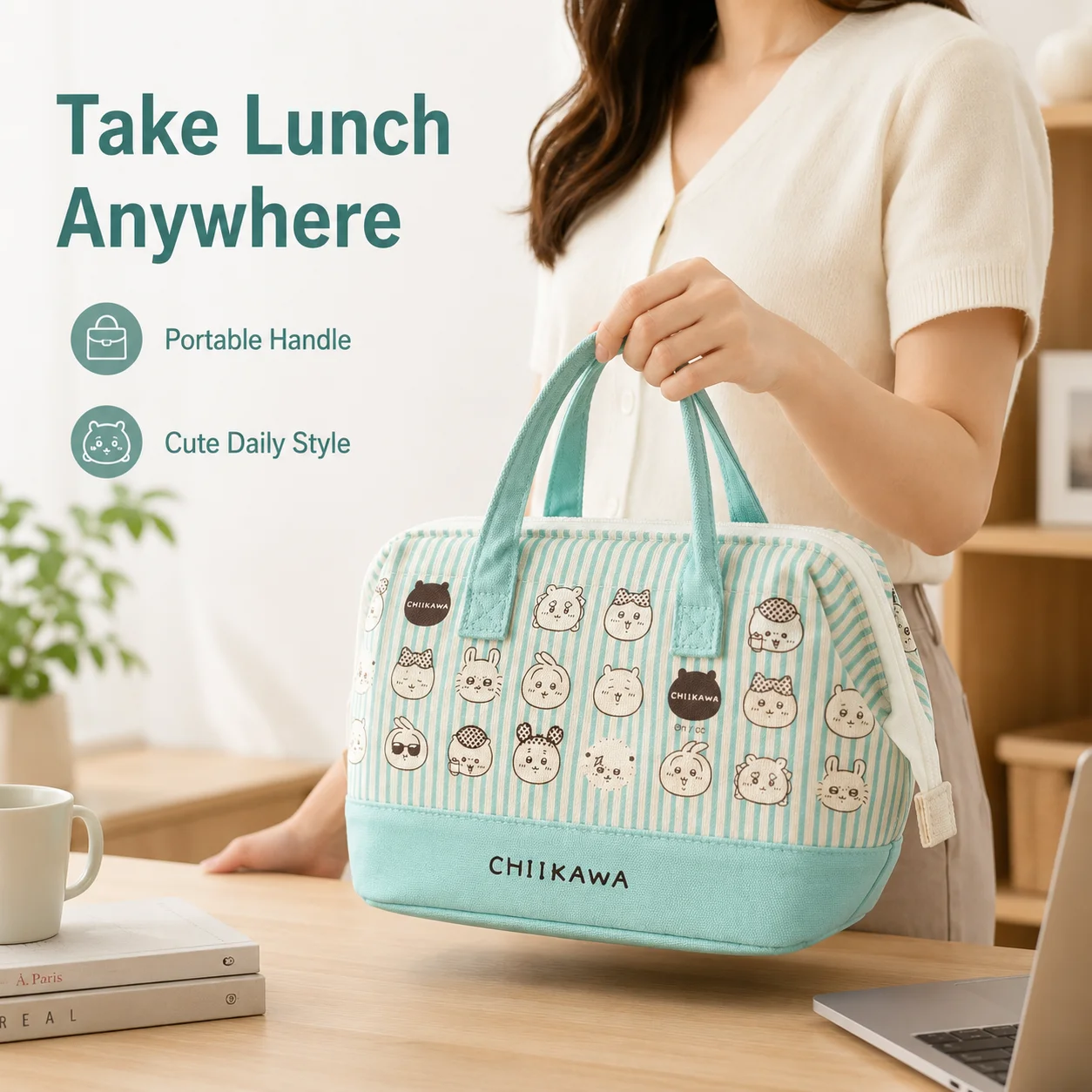 Bolsa Térmica Chiikawa: Lanche - Food Storage In Cooler avaliação e preço