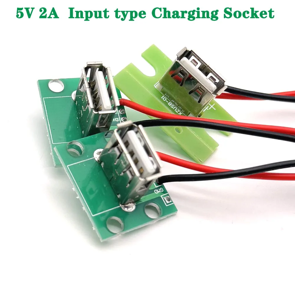 

5V 2A USB 2Pin 4Pin Horizontal / Vertical 2P 4P Simple Soldered Male Plug-in Board Quick Charging USB-C Connector