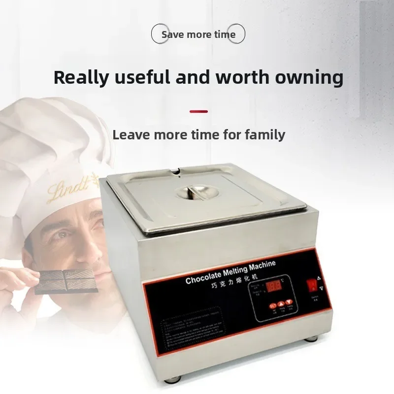 Milk tea shop hotel commercial equipment anhydrous heating hot air chocolate melting machine
