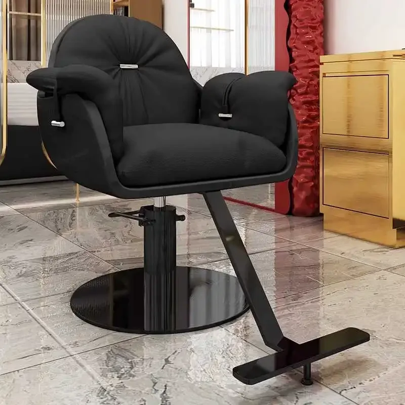 Hair Salon Speciality Barber Chair Nordic Simple Ergonomic Rolling Beauty Chair Shave Hair Dyeing Salon Furniture Barbearia FYBC