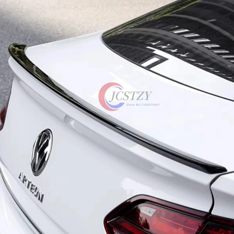 

For Volkswagen New Arteon CC Spoiler High Quality ABS Material Car Rear Wing Primer Color Spoiler 2019+