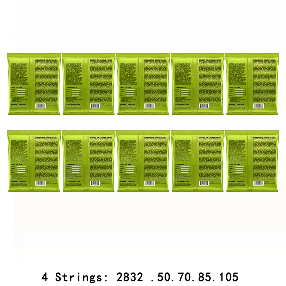 1/5/10 Set 4/5 Strings Bass Guitar String 45-130 Nickel Rust-Proof Play Real Heavy Metal Rock Electric Bass Guitar Accessories