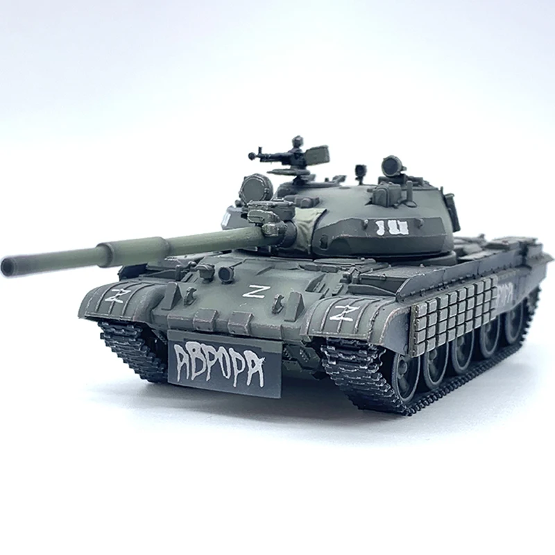 

ARTISAN 1:72 Scale Plastics T-62 Toys Tank Chariot Model Militarized Combat Track Type Classic Nostalgia Adult Souvenir Display